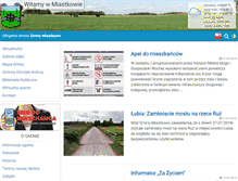 Tablet Screenshot of miastkowo.pl